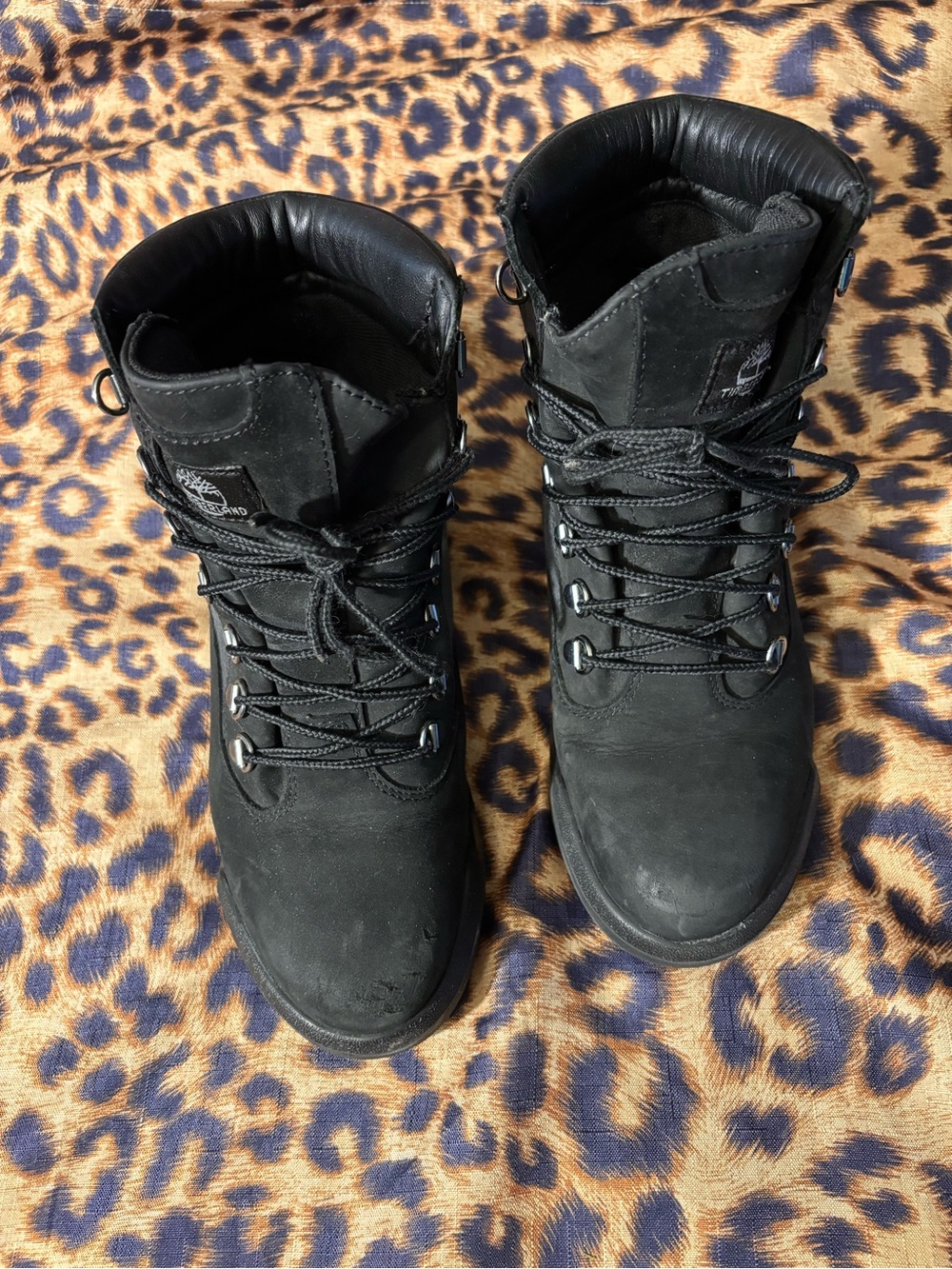 Men's Black Timberland High Top Outdoor Boots